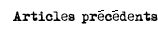 Articles précédents