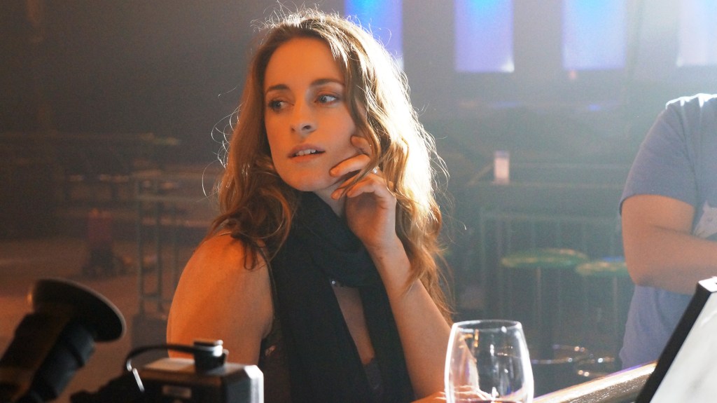 Fred (Christine Beaulieu), avant une des scènes de la bande annonce.